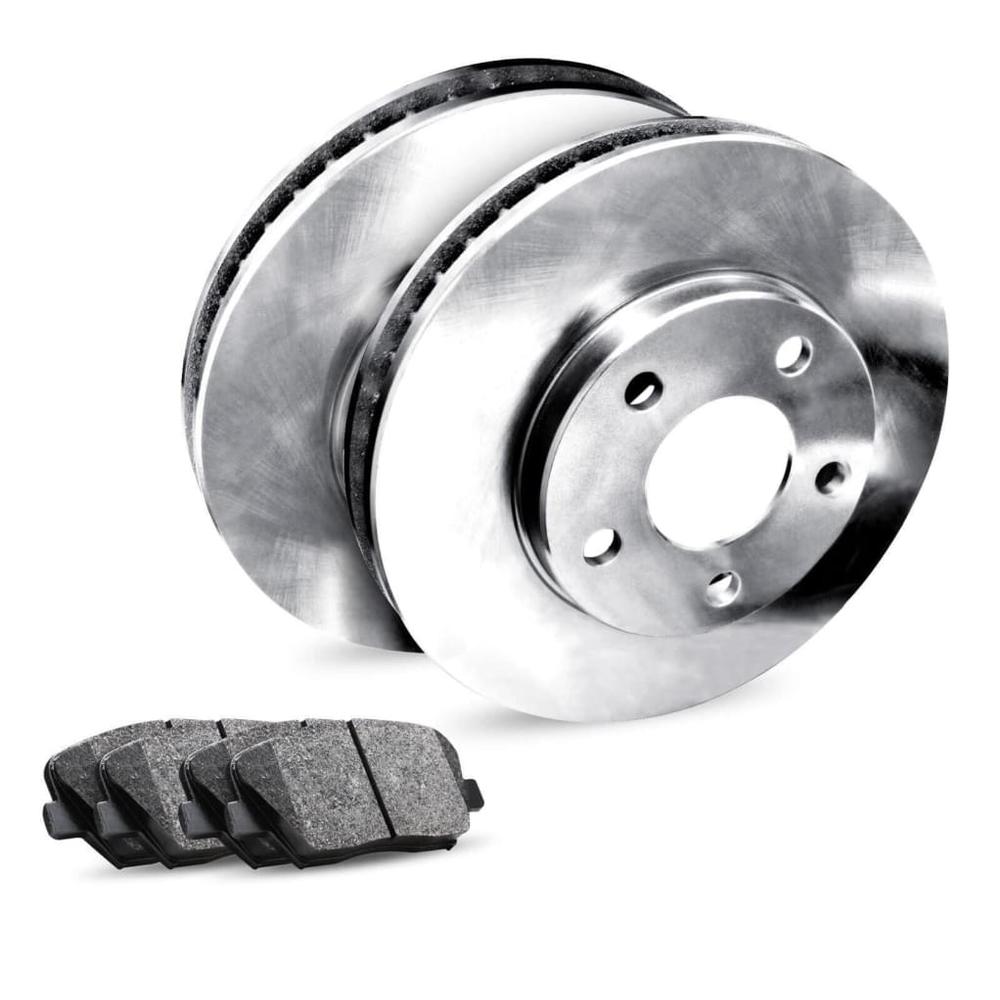 R1 Concepts Rear Brakes Pads & Rotors Kit 2012-2018 Kia Rio Hyundai Accent 12-21